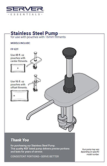 EZ-Topper or Advantage Pump | Manual 01792