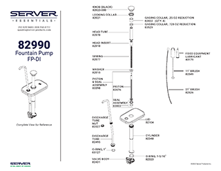 SST FP-DI Pump 82990 | Parts List