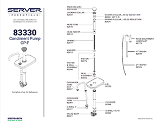 SST CP-F Pump 83330 | Parts List